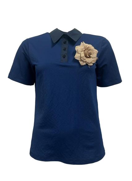 Maglia modello polo spilla