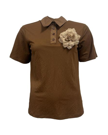 Maglia modello polo spilla