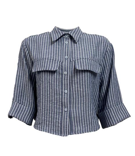 Camicia m/m rigata