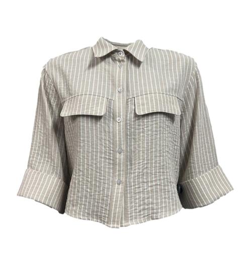 Camicia m/m rigata