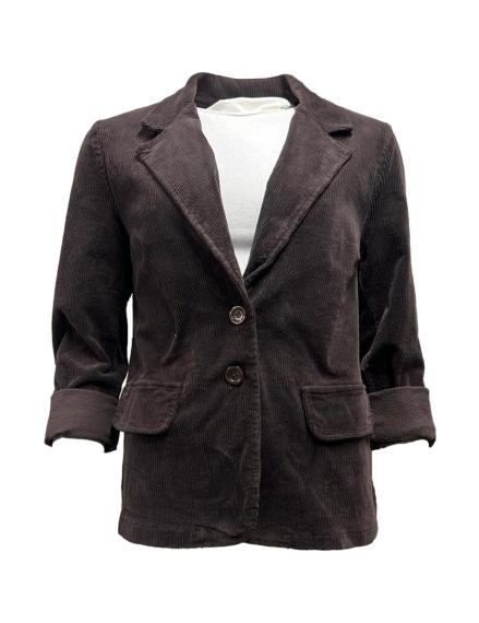 Giacca pattine velluto