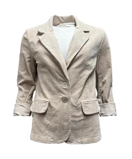 Giacca pattine velluto