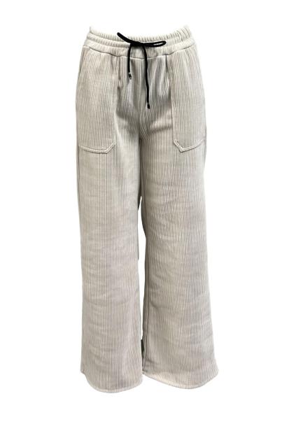 Pantalone laccio costine velluto