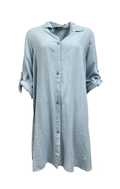 Camicione lungo tencel