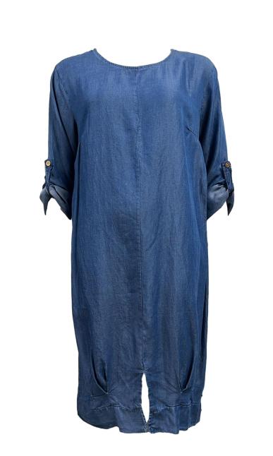 Abito tencel spacco