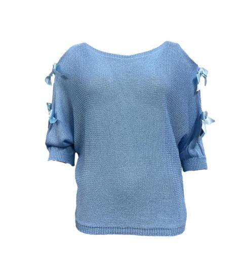 Maglia fiocchi raso