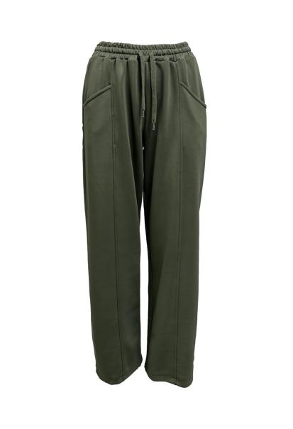 Pantalone felpa tasconi