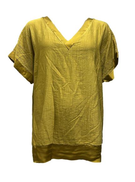 Maglia ampia scollo raso