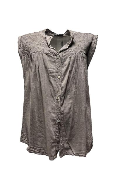 Camicia carre ricamo