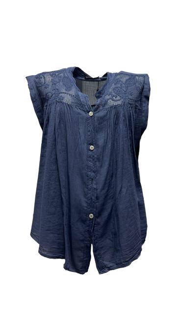 Camicia carre ricamo