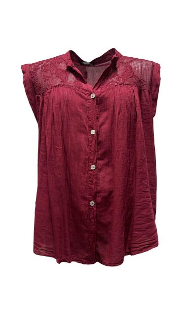Camicia carre ricamo