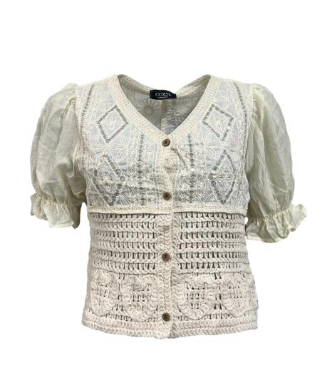 Camicia mk macramè
