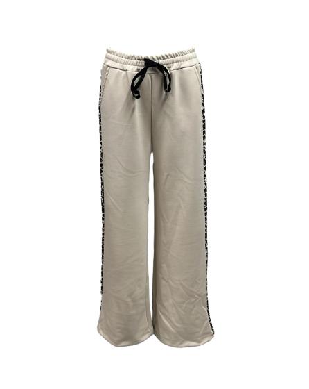 Pantalone felpa fascia macula