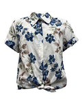 Camicia fiori paillettes