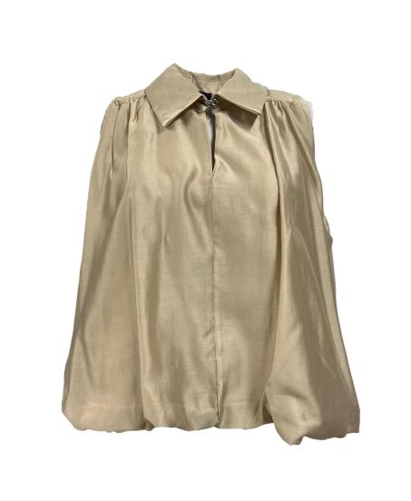 Top collo camicia