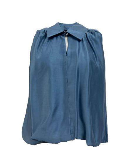 Top collo camicia