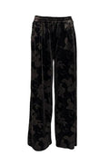Pantalone palazzo velluto fiore