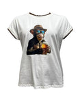 T-shirt scimmia