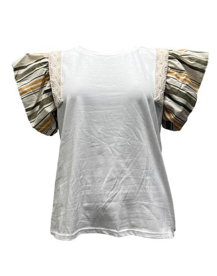T-shirt mk voilant righe