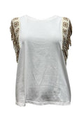 T-shirt frange