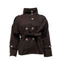 Cappotto lupetto corto fusciacca  lana cotta