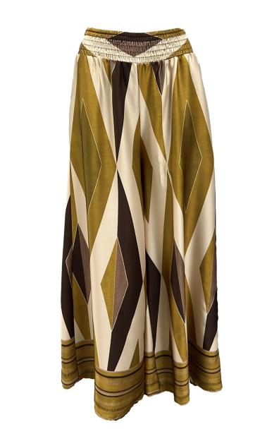 Pantalone ampio raso st.