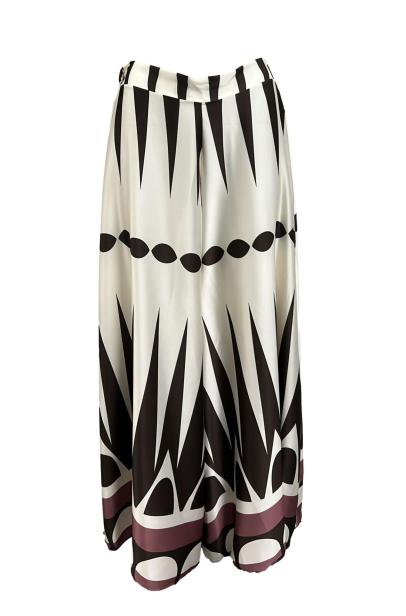 Pantalone ampio fantasia