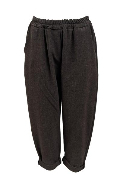 Pantalone elastico lana