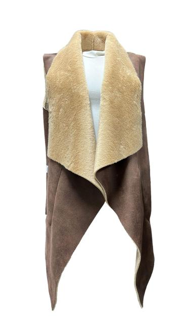 Gilet punta pelliccia