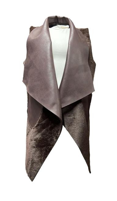 Gilet punta pelliccia