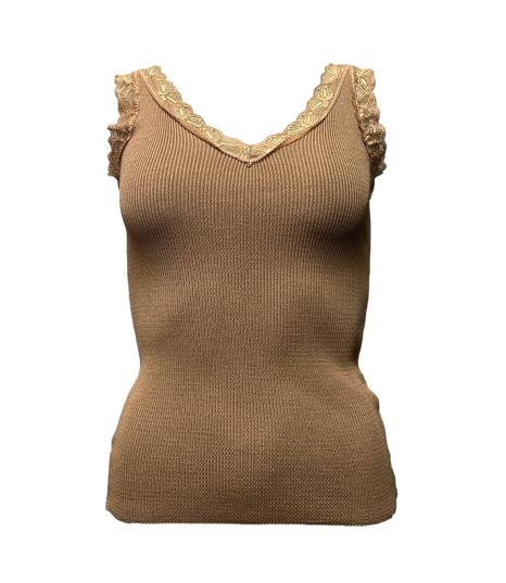 Canotta rifiniture pizzo