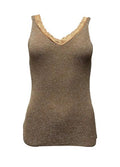 Canotta lurex pizzo