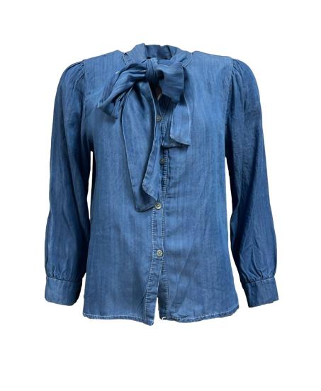 Camicia tencel fiocco