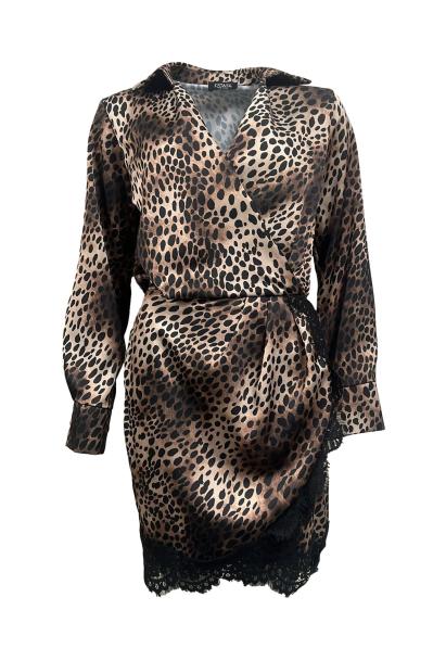 Abito portafoglio stampe e pizzo