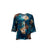 Maglia raso punta fiori