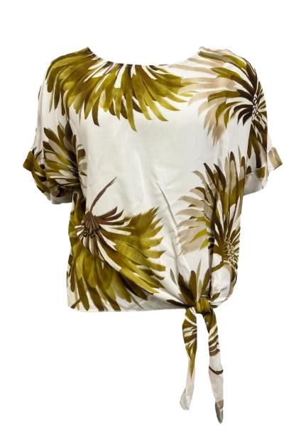 Casacca m/m fiori