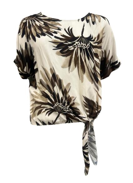 Casacca m/m fiori