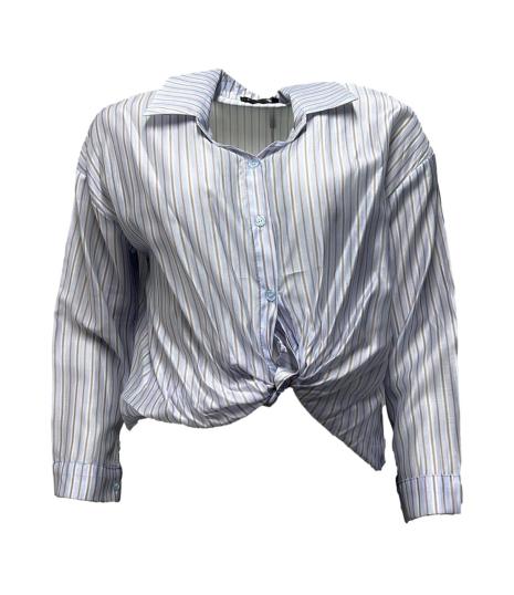 Camicia simil-organza righe