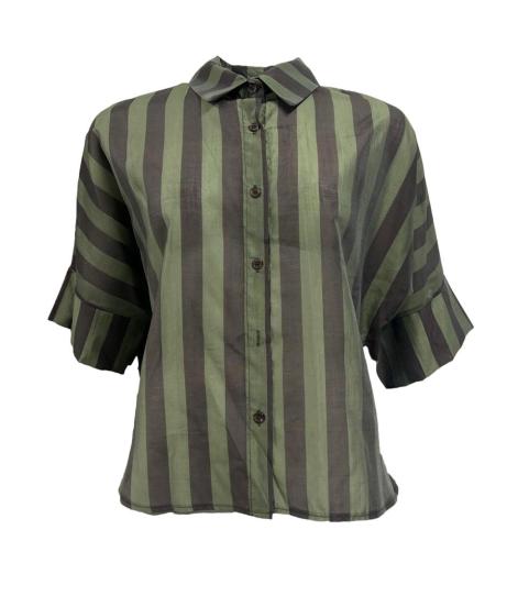 Camicia riga organza