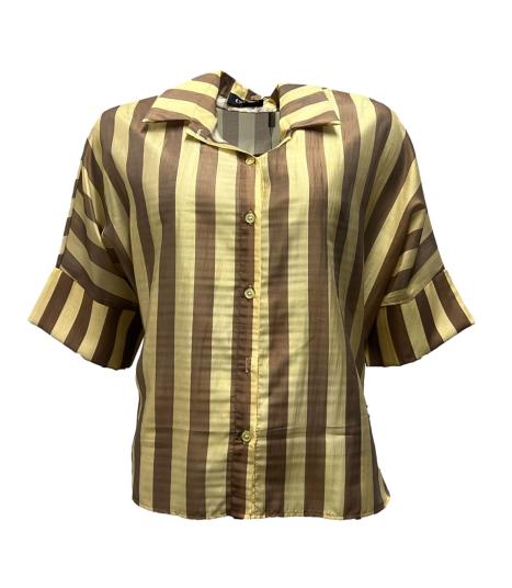 Camicia riga larga