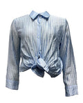 Camicia riga organza