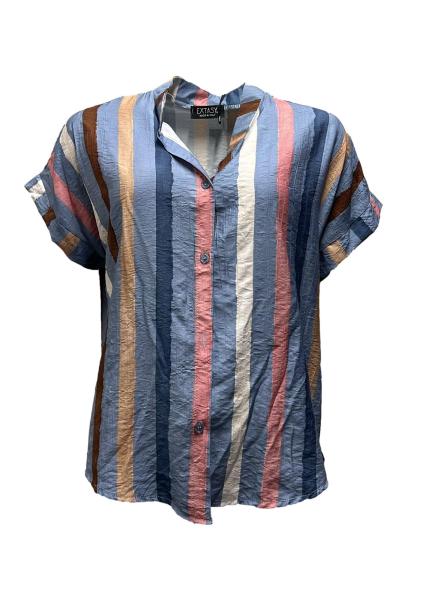 Camicia cotone righe
