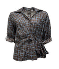 Camicia arriccio fiocco fianco stampe varie