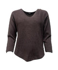 Maglia slime scollo V lana