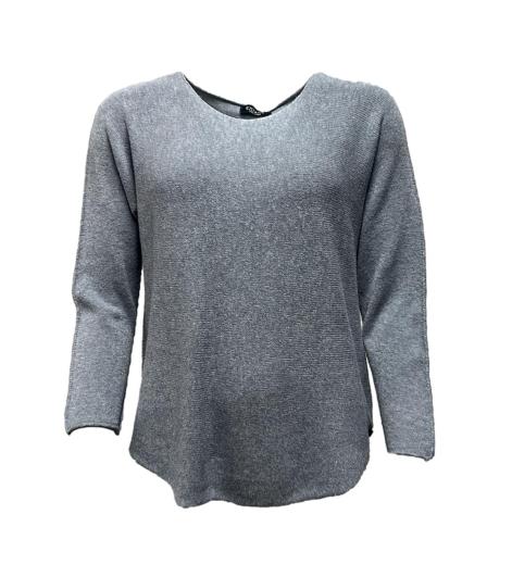 Maglia slime girocollo lana