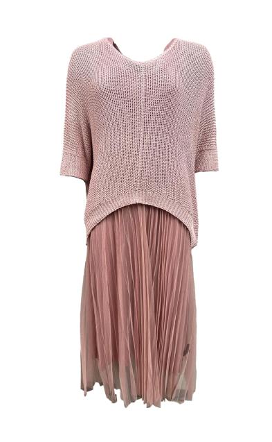 Set maglia filo e gonna