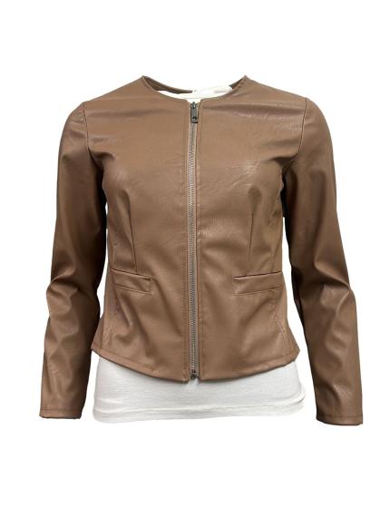 Giacca-chiodo zip