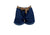 Pantaloncino jeans cintura gros grain