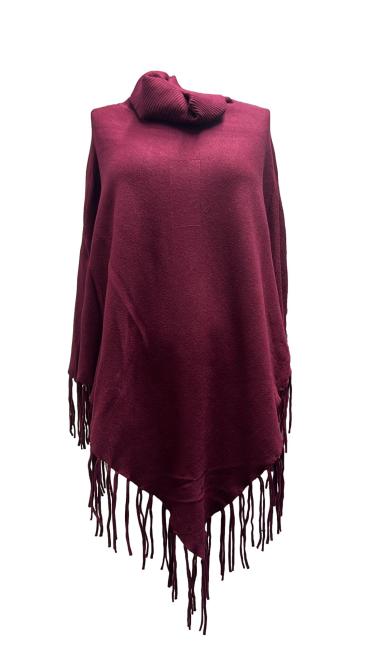 Poncho frange