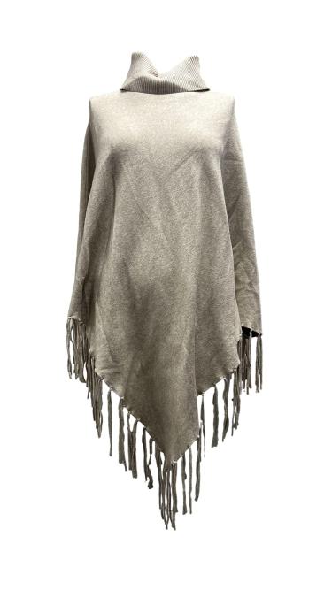 Poncho frange